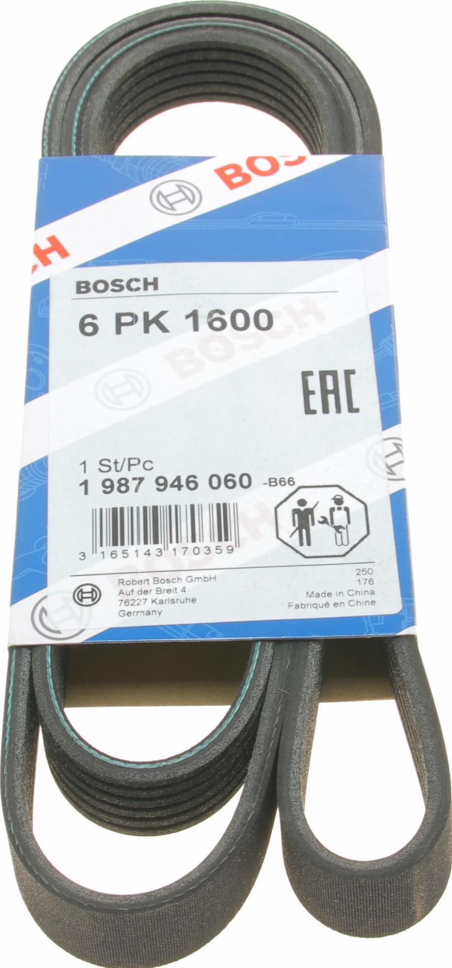 BOSCH 1 987 946 060 - Поликлиновой ремень unicars.by