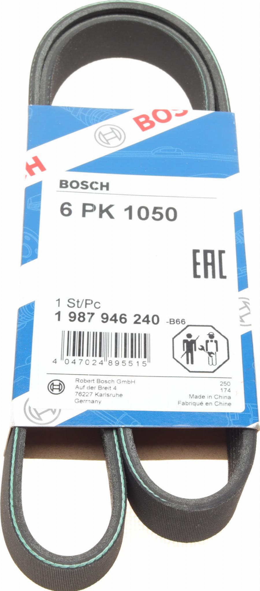 BOSCH 1 987 946 240 - Поликлиновой ремень unicars.by