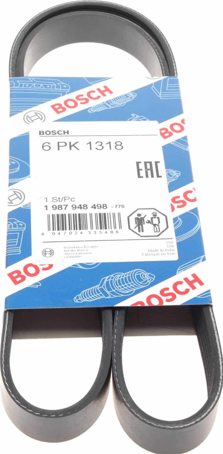 BOSCH 1 987 948 498 - Поликлиновой ремень unicars.by