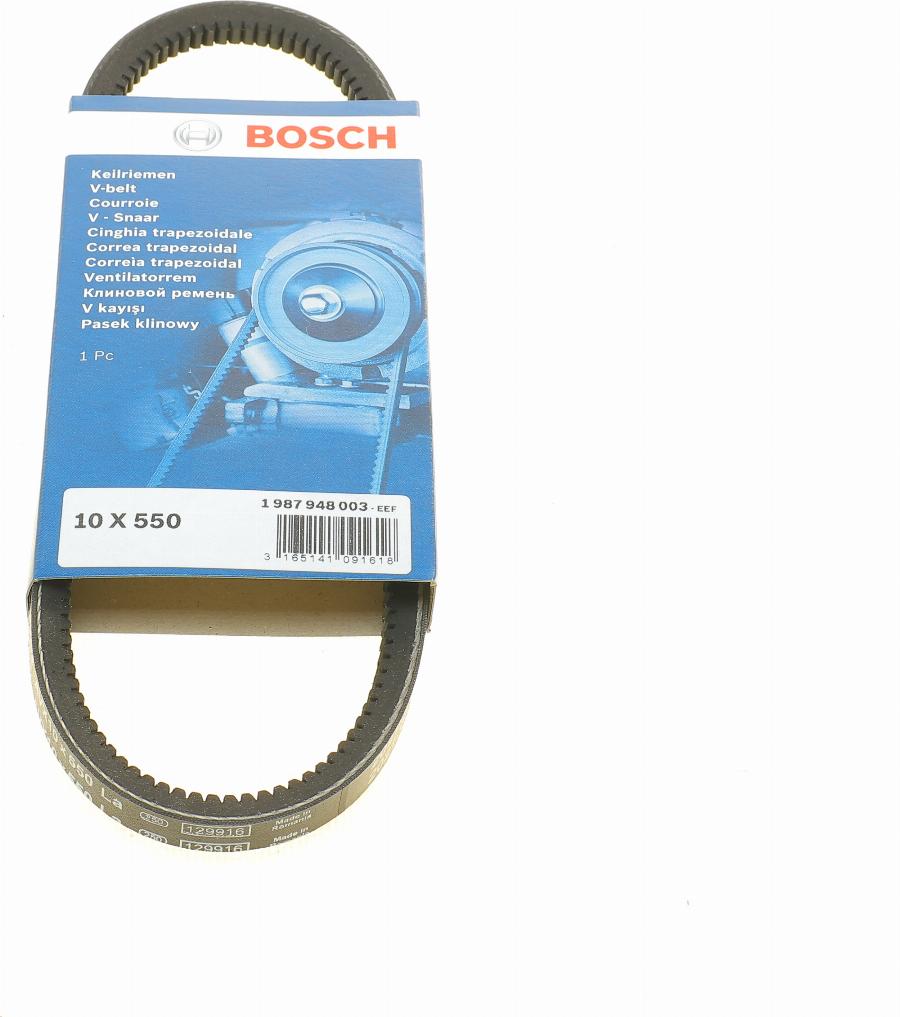 BOSCH 1 987 948 003 - Клиновой ремень, поперечные рёбра unicars.by