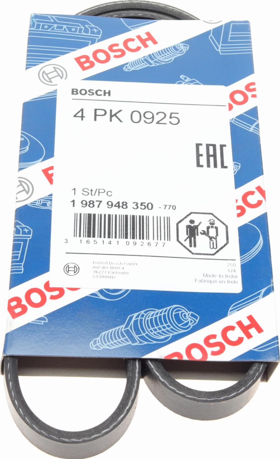 BOSCH 1 987 948 350 - Поликлиновой ремень unicars.by