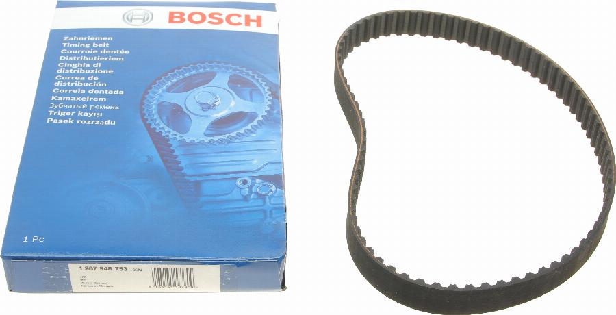 BOSCH 1 987 948 753 - Зубчатый ремень ГРМ unicars.by