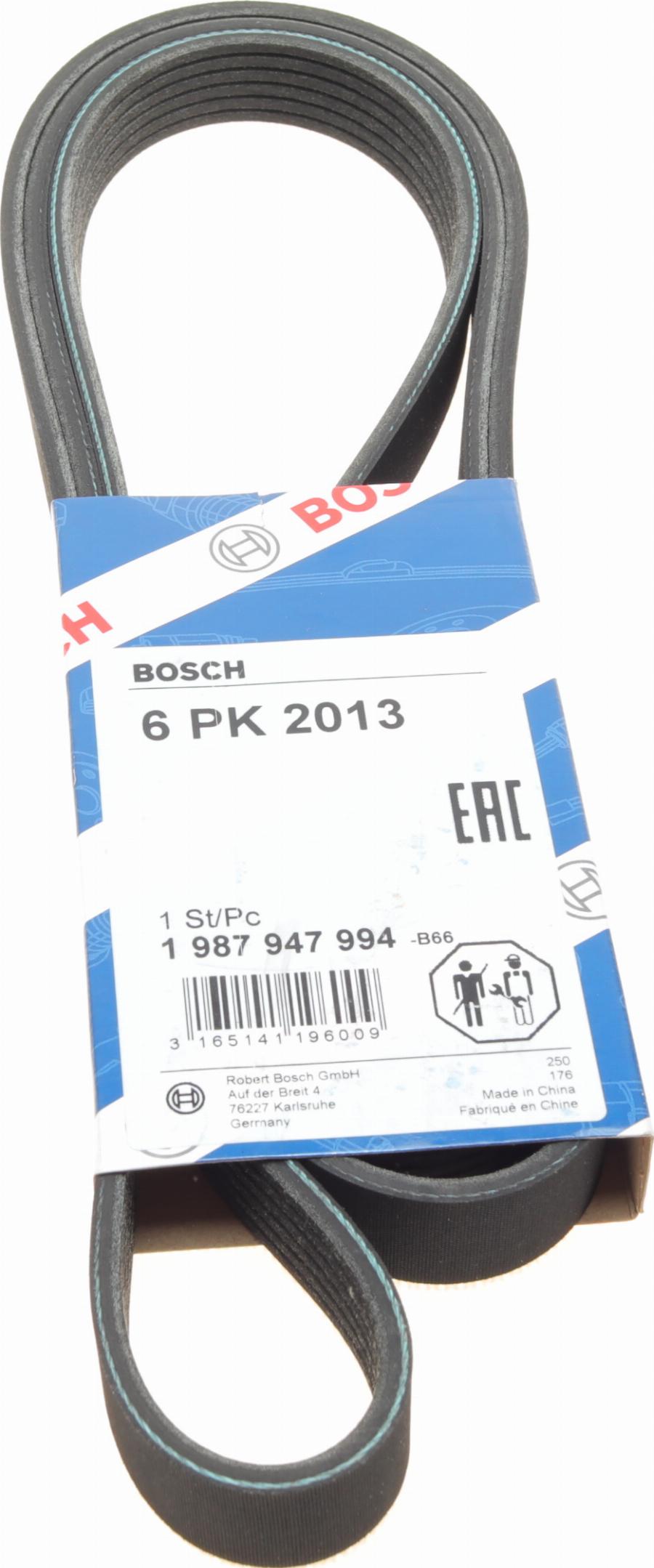 BOSCH 1 987 947 994 - Поликлиновой ремень unicars.by