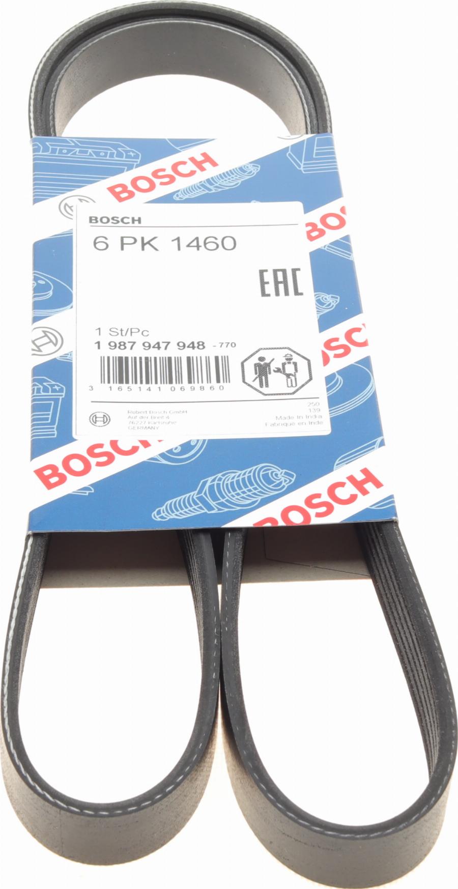 BOSCH 1 987 947 948 - Поликлиновой ремень unicars.by