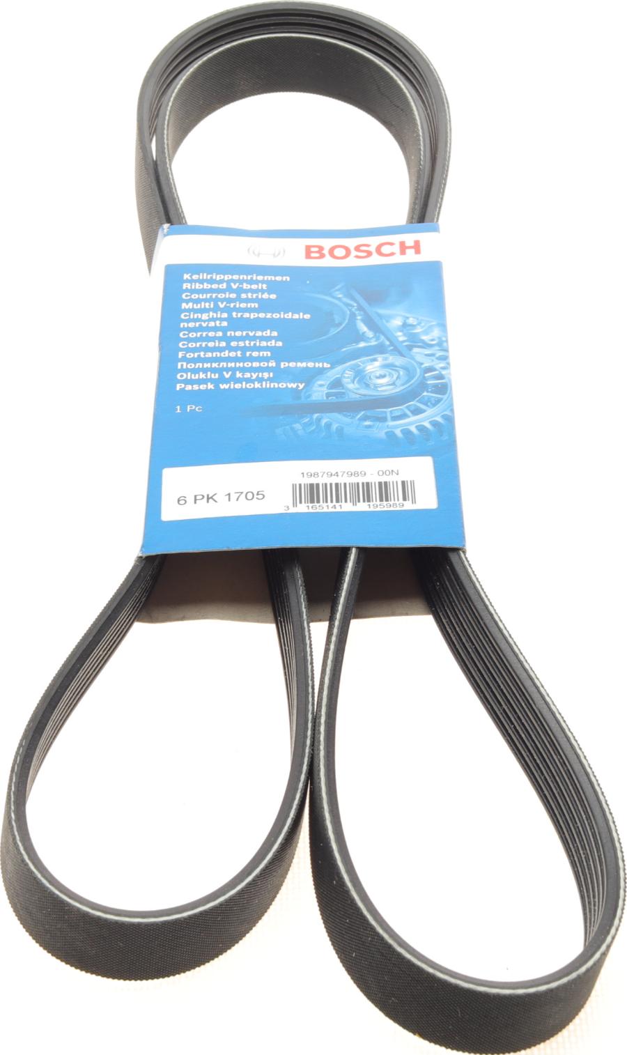 BOSCH 1 987 947 989 - Поликлиновой ремень unicars.by