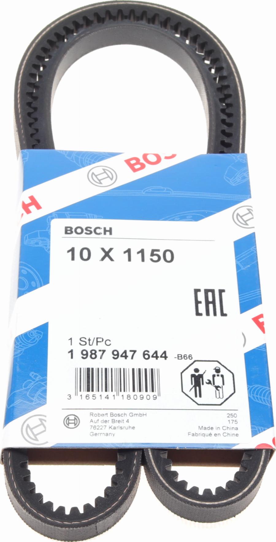 BOSCH 1 987 947 644 - Клиновой ремень, поперечные рёбра unicars.by