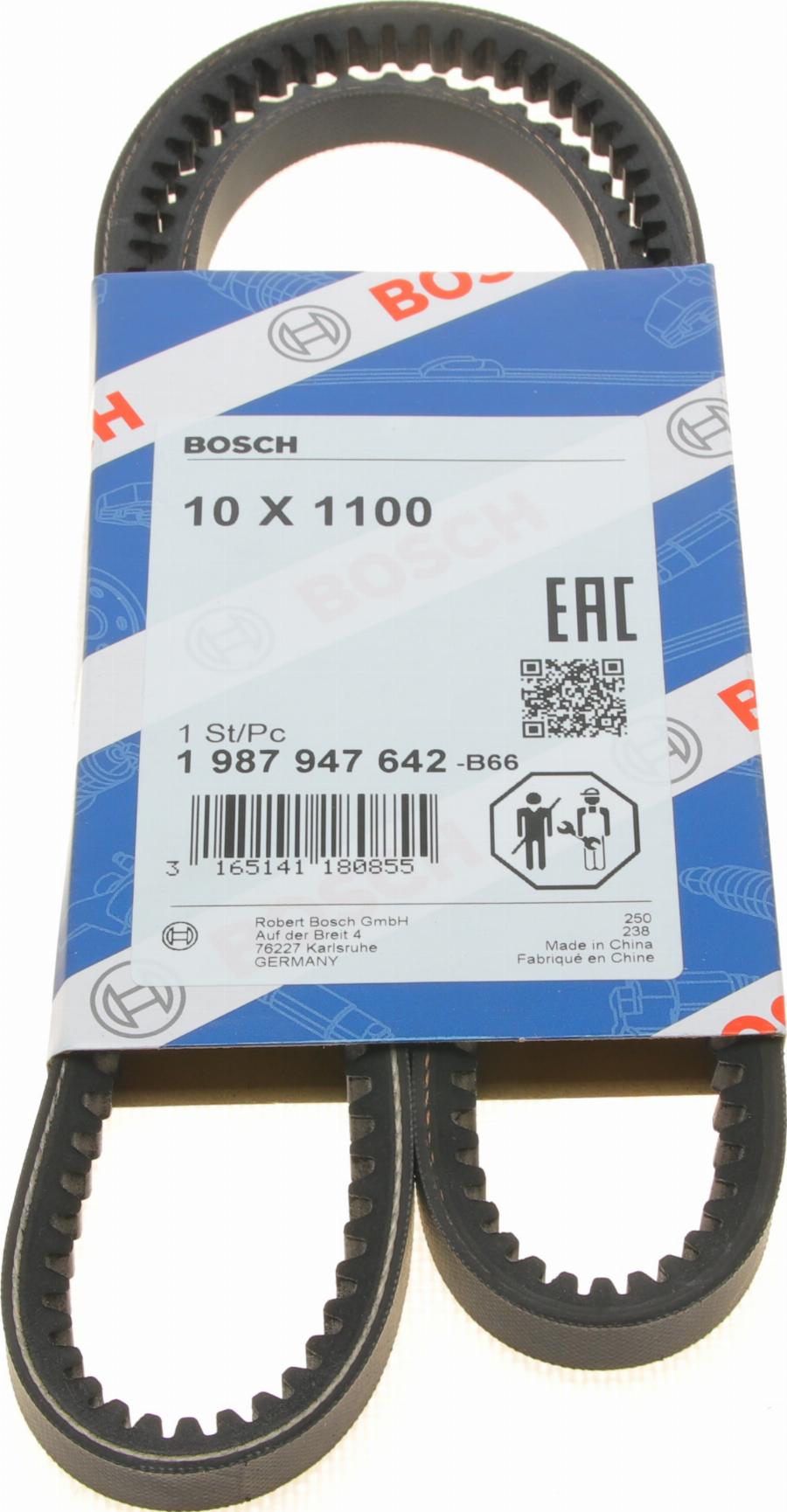 BOSCH 1 987 947 642 - Клиновой ремень, поперечные рёбра unicars.by