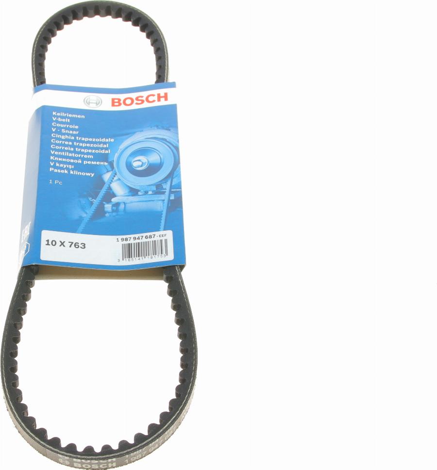 BOSCH 1 987 947 687 - Клиновой ремень, поперечные рёбра unicars.by