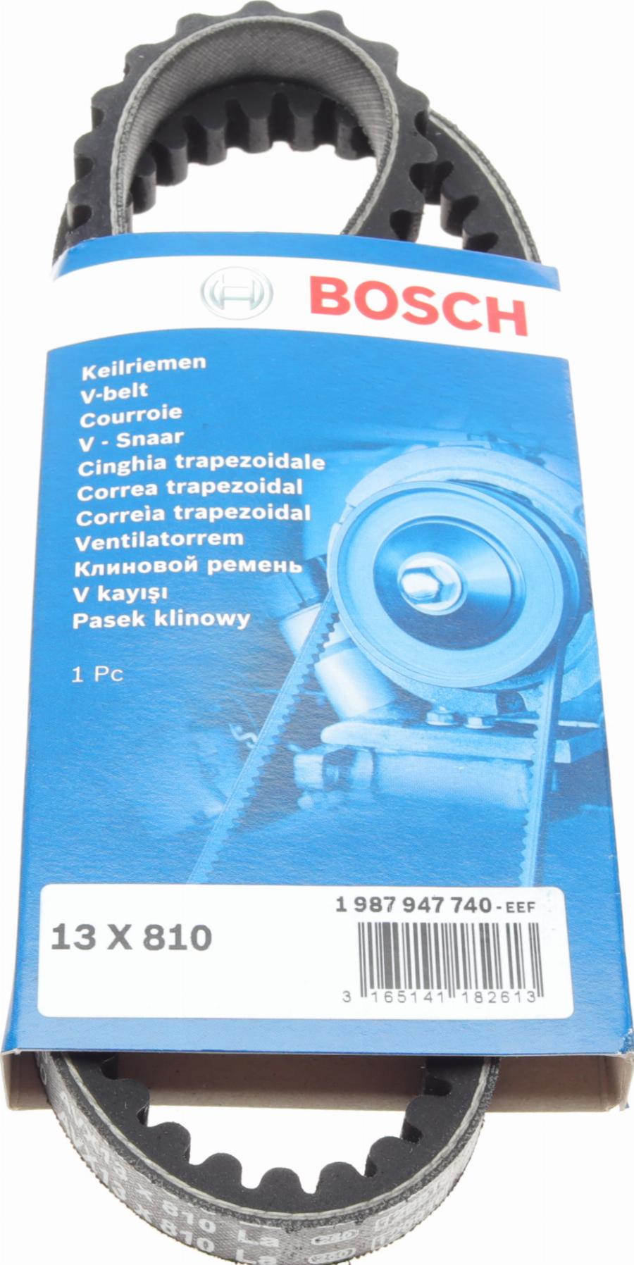 BOSCH 1 987 947 740 - Клиновой ремень, поперечные рёбра unicars.by