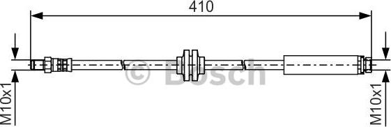 BOSCH 1 987 481 492 - Тормозной шланг unicars.by