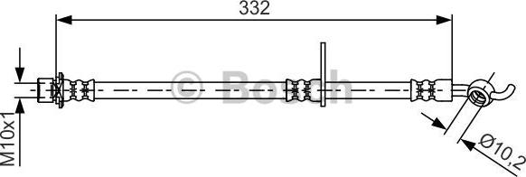 BOSCH 1 987 481 655 - Тормозной шланг unicars.by