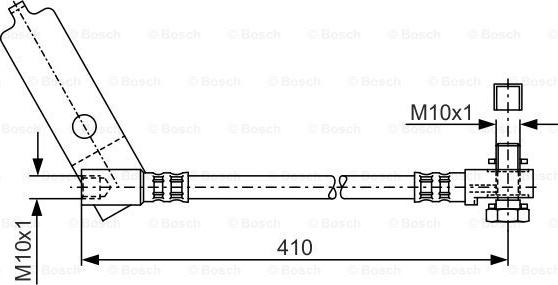 BOSCH 1 987 481 046 - Тормозной шланг unicars.by