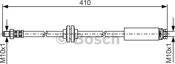 BOSCH 1 987 481 022 - Тормозной шланг unicars.by