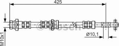 BOSCH 1 987 481 121 - Тормозной шланг unicars.by