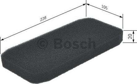 BOSCH 1 987 431 173 - Фильтр воздуха в салоне unicars.by