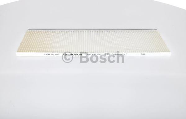 BOSCH 1 987 431 205 - Фильтр воздуха в салоне unicars.by