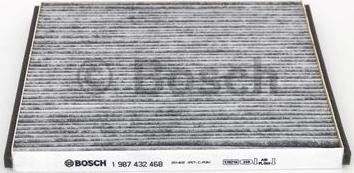 BOSCH 1 987 432 468 - Фильтр воздуха в салоне unicars.by