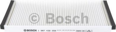 BOSCH 1 987 432 059 - Фильтр воздуха в салоне unicars.by