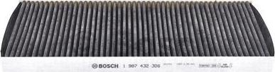 BOSCH 1 987 432 306 - Фильтр воздуха в салоне unicars.by