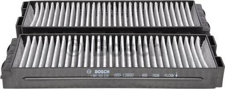 BOSCH 1 987 432 239 - Фильтр воздуха в салоне unicars.by