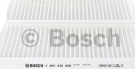 BOSCH 1 987 432 220 - Фильтр воздуха в салоне unicars.by