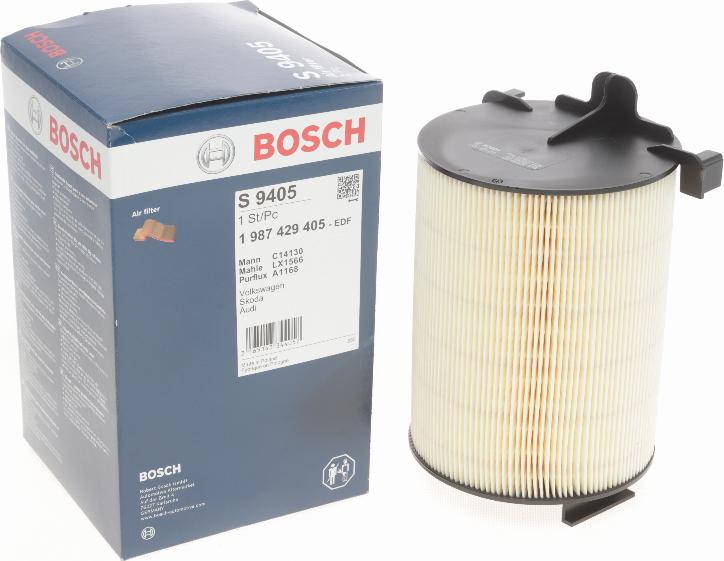 BOSCH 1 987 429 405 - Воздушный фильтр, двигатель unicars.by