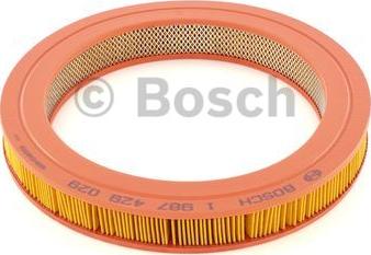 BOSCH 1 987 429 029 - Воздушный фильтр, двигатель unicars.by