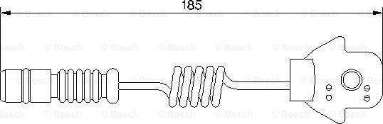 BOSCH 1 987 474 963 - Сигнализатор, износ тормозных колодок unicars.by