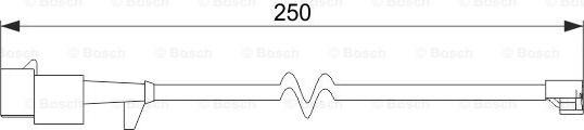 BOSCH 1 987 474 574 - Сигнализатор, износ тормозных колодок unicars.by