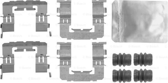 BOSCH 1 987 474 765 - Комплектующие для колодок дискового тормоза unicars.by