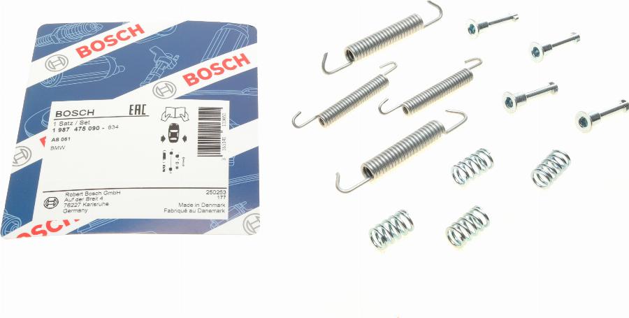 BOSCH 1 987 475 090 - Комплектующие, стояночная тормозная система unicars.by