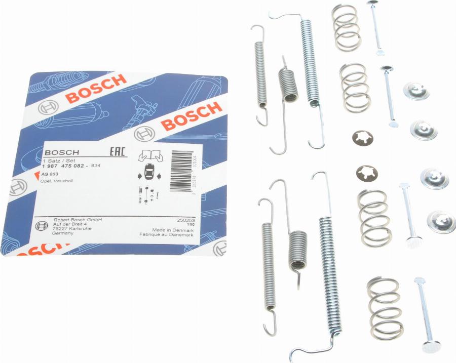 BOSCH 1 987 475 082 - Комплектующие, барабанный тормозной механизм unicars.by