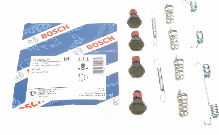 BOSCH 1 987 475 077 - Комплектующие, стояночная тормозная система unicars.by