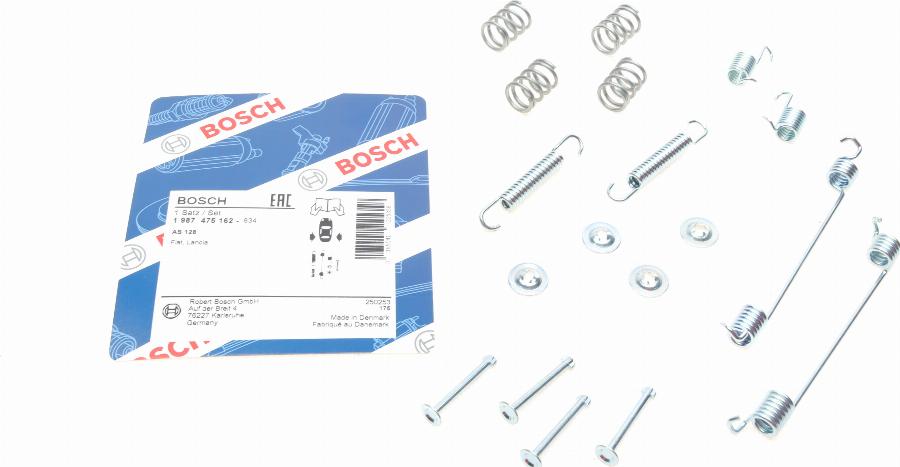 BOSCH 1 987 475 162 - Комплектующие, барабанный тормозной механизм unicars.by