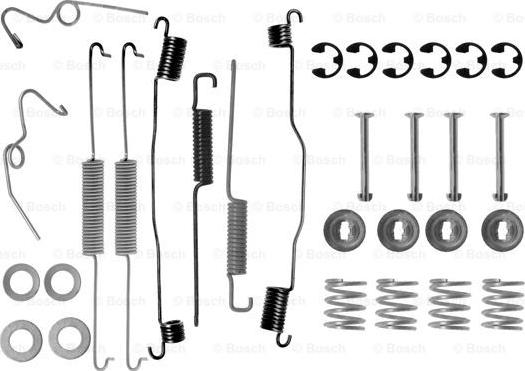 BOSCH 1 987 475 187 - Комплектующие, барабанный тормозной механизм unicars.by