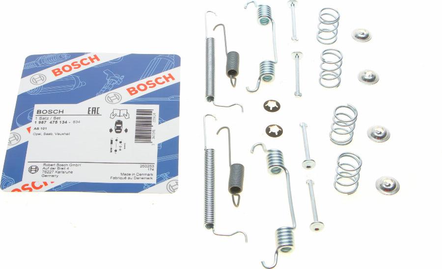 BOSCH 1 987 475 134 - Комплектующие, барабанный тормозной механизм unicars.by