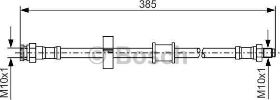 BOSCH 1 987 476 459 - Тормозной шланг unicars.by