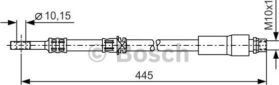 BOSCH 1 987 476 455 - Тормозной шланг unicars.by