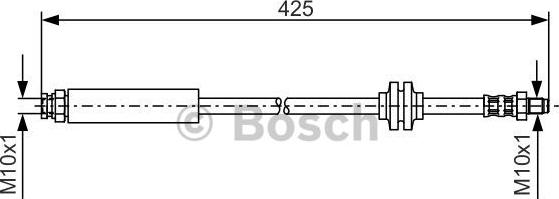 BOSCH 1 987 476 451 - Тормозной шланг unicars.by