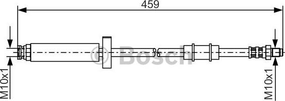 BOSCH 1 987 476 462 - Тормозной шланг unicars.by