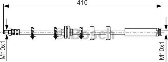 BOSCH 1 987 476 639 - Тормозной шланг unicars.by