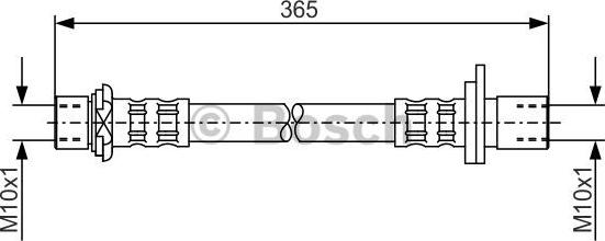 BOSCH 1 987 476 164 - Тормозной шланг unicars.by