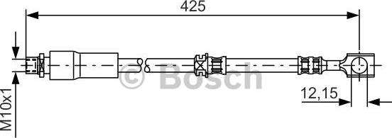 BOSCH 1 987 476 386 - Тормозной шланг unicars.by