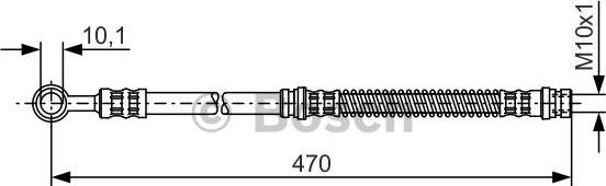 BOSCH 1 987 476 775 - Тормозной шланг unicars.by