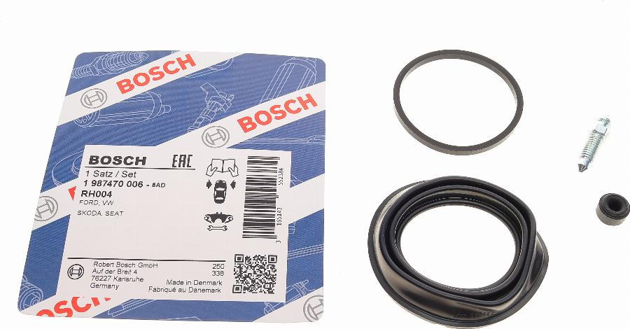 BOSCH 1 987 470 006 - Ремкомплект, тормозной суппорт unicars.by