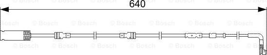 BOSCH 1 987 473 045 - Сигнализатор, износ тормозных колодок unicars.by