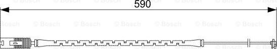 BOSCH 1 987 473 042 - Сигнализатор, износ тормозных колодок unicars.by