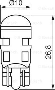 BOSCH 1 987 301 505 - Лампа накаливания, фонарь указателя поворота unicars.by