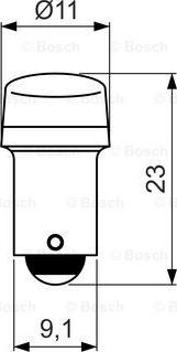 BOSCH 1 987 301 513 - Лампа накаливания, фонарь указателя поворота unicars.by