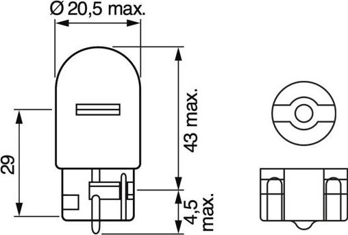 BOSCH 1 987 301 096 - Лампа накаливания, фонарь указателя поворота unicars.by